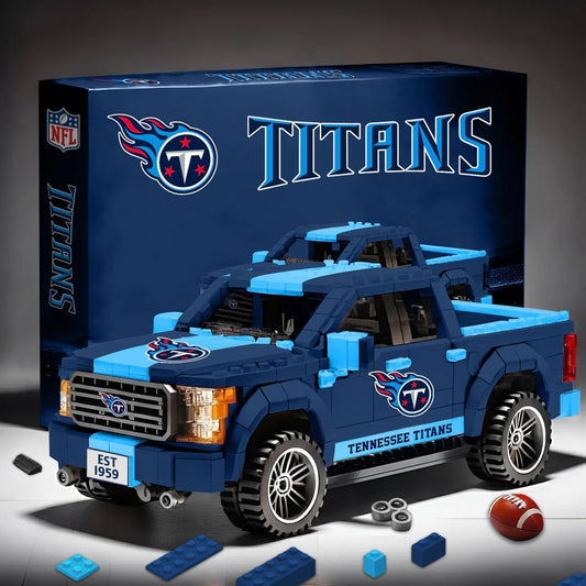 TEN X NFL 3D Racing Truck Model Building Block Set NDT NHM