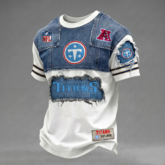 TEN x NFL Patchwork Denim T-Shirt DATND TANTD 080626