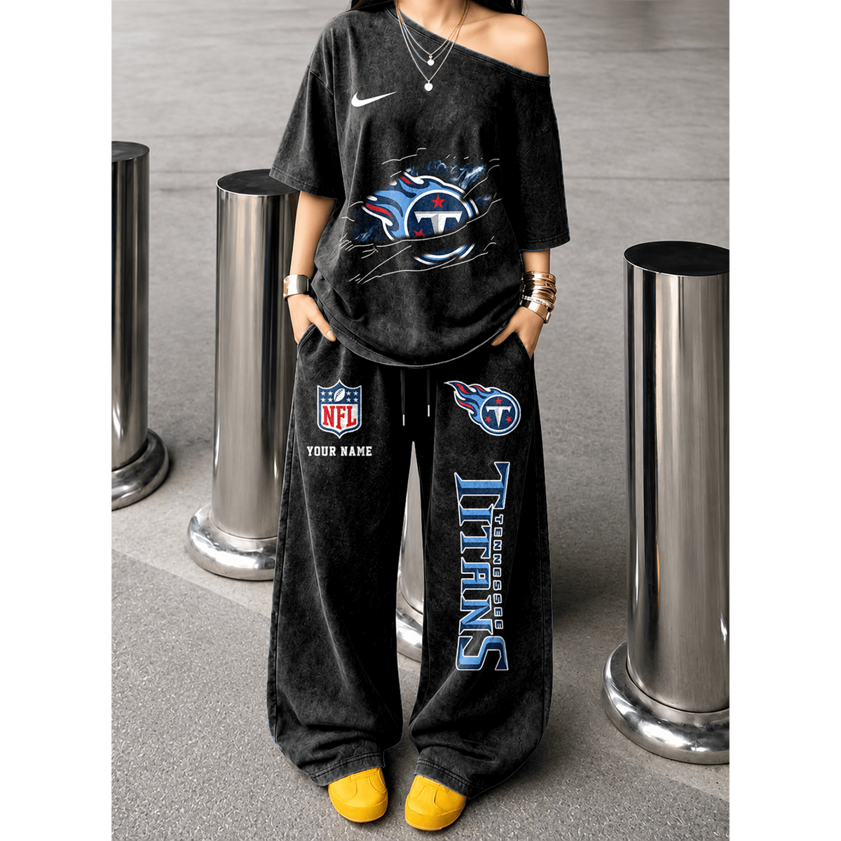 TEN x NFL Relaxed Fit Two Piece Sportswear Set