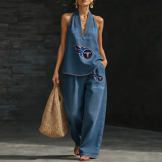TEN x NFL Women's Vintage Washed Denim Suit DATND TANTD 030626