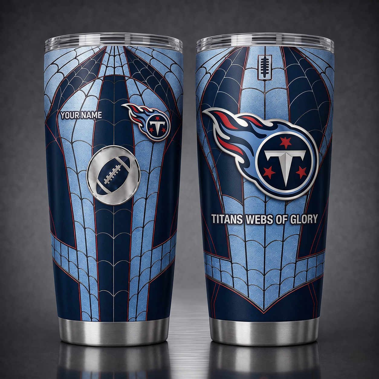 TT NFL x Spider Premium Classic Tumbler Limited Edition Gift for Football Fans