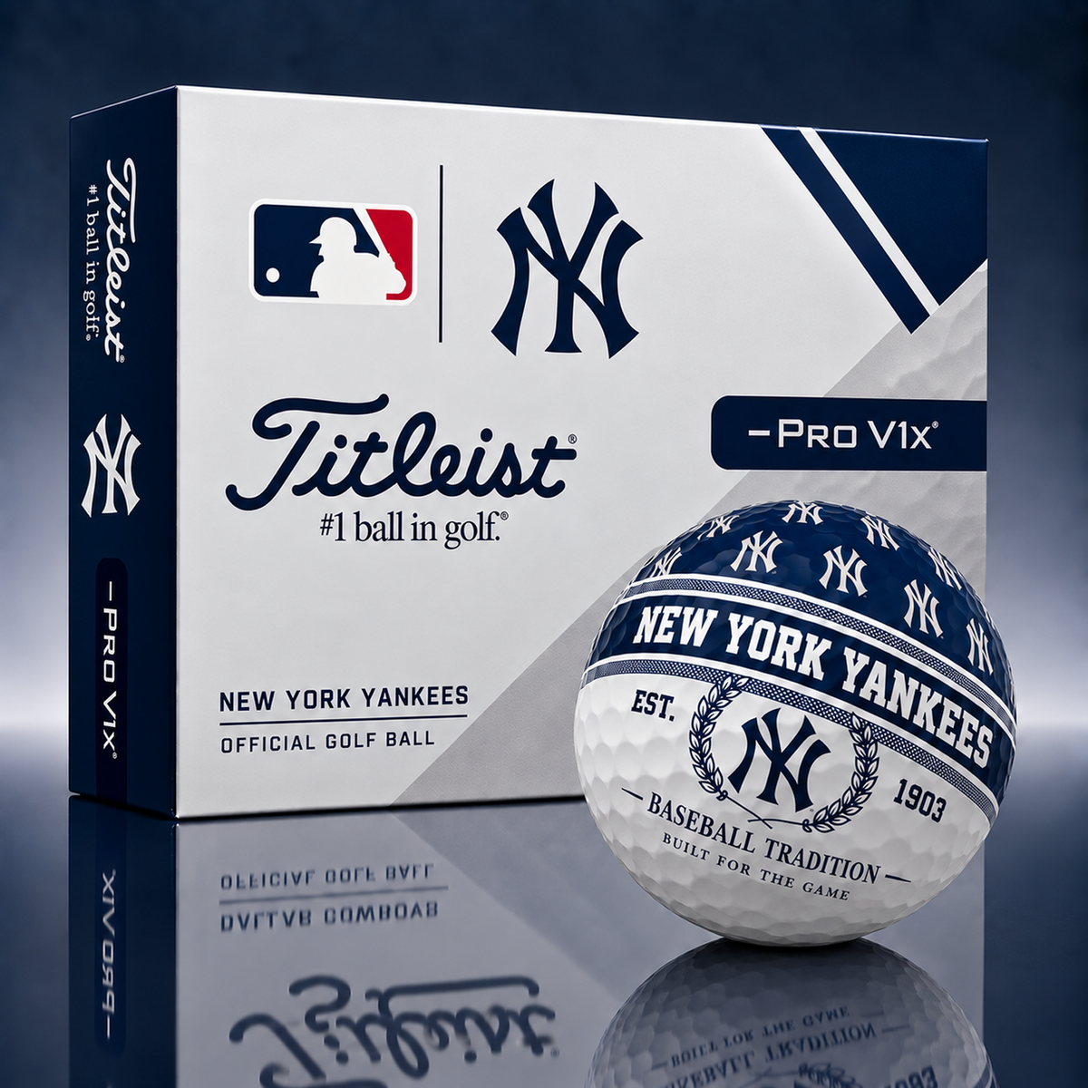 Titleist X Premium MLB NYY PERSONALIZED GOLF BALL LIMITED EDITION 2909