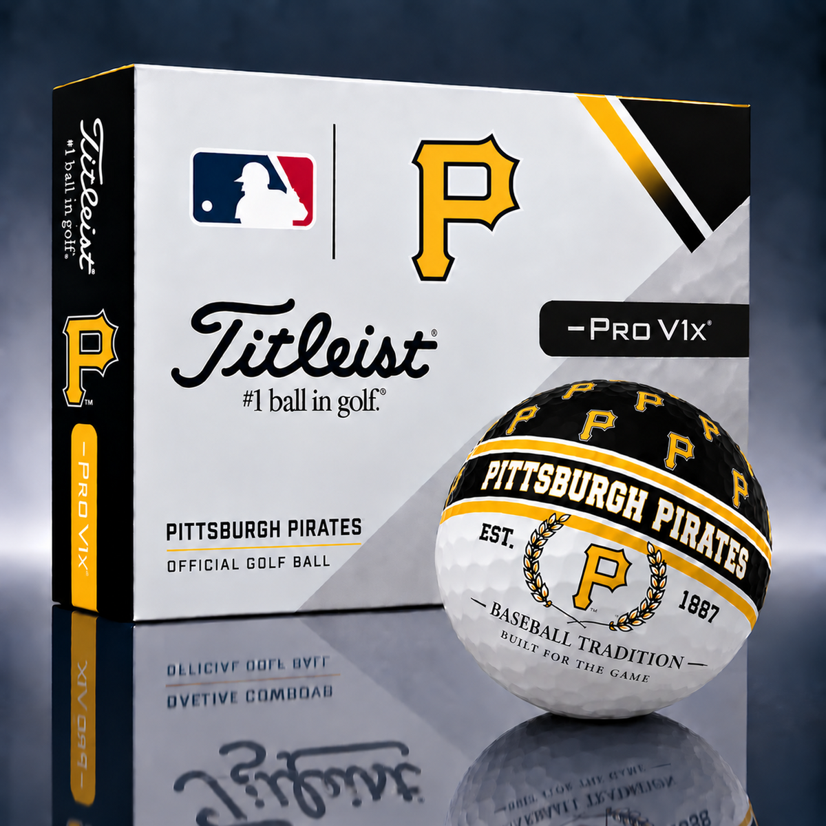 Titleist X Premium MLB PIT PERSONALIZED GOLF BALL LIMITED EDITION 2909