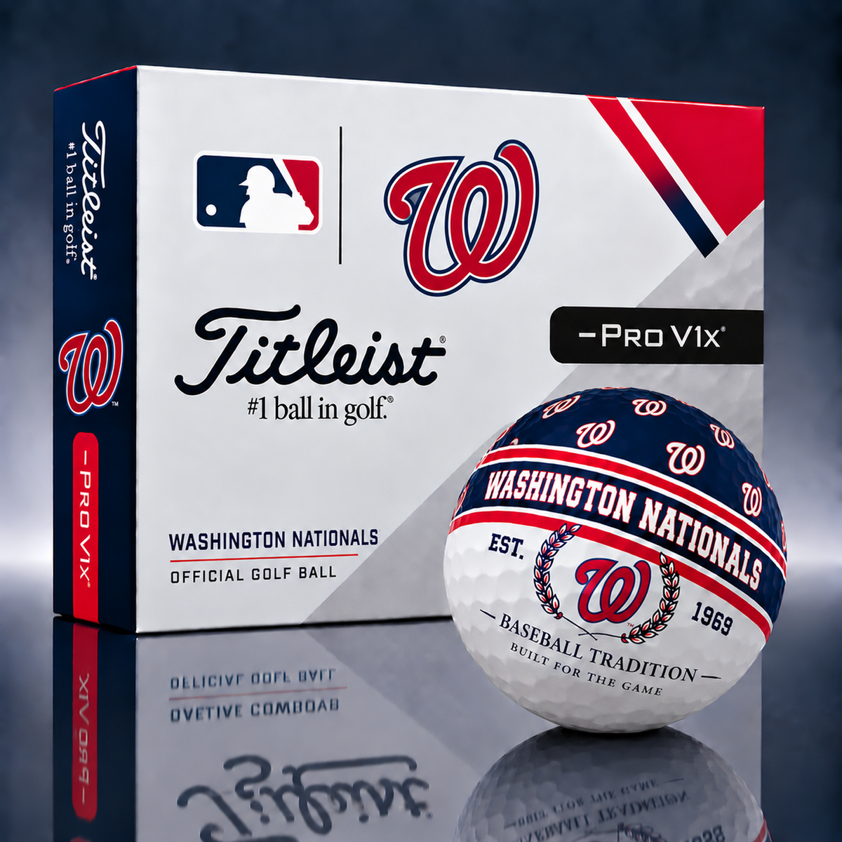 Titleist X Premium MLB WSH PERSONALIZED GOLF BALL LIMITED EDITION 2909
