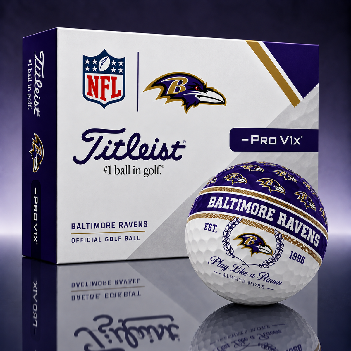 Titleist X Premium NFL BAL PERSONALIZED GOLF BALL LIMITED EDITION  V5