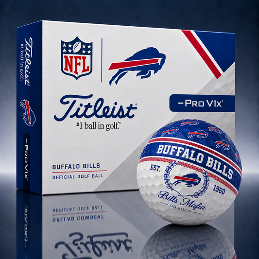 Titleist X Premium NFL BUF PERSONALIZED GOLF BALL LIMITED EDITION  V5