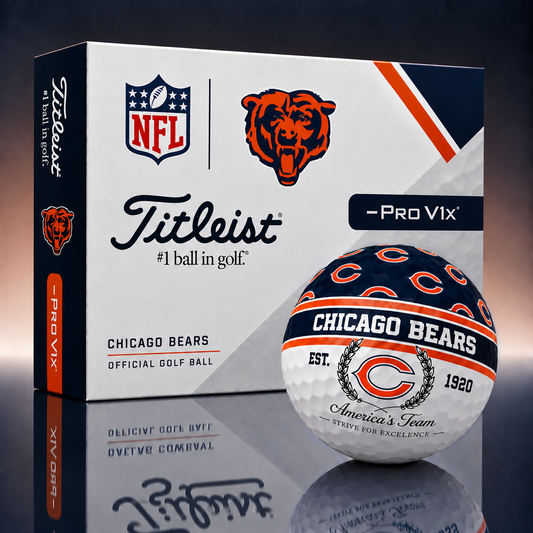 Titleist X Premium NFL CHI PERSONALIZED GOLF BALL LIMITED EDITION  V5