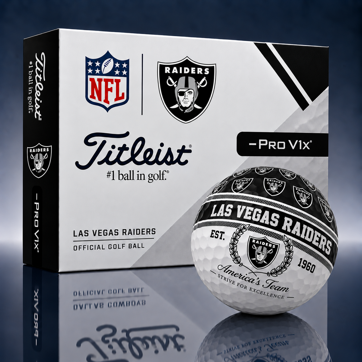 Titleist X Premium NFL LV PERSONALIZED GOLF BALL LIMITED EDITION  V5