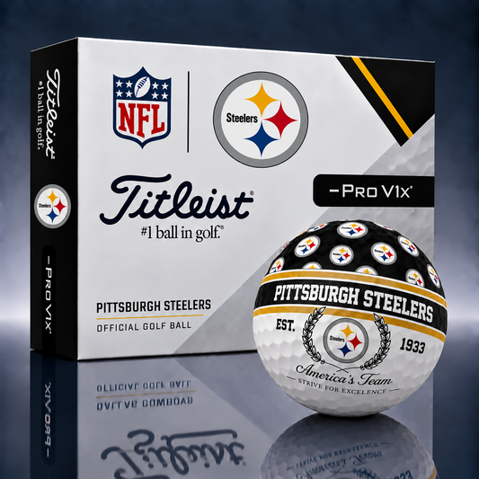 Titleist X Premium NFL PIT PERSONALIZED GOLF BALL LIMITED EDITION  V5