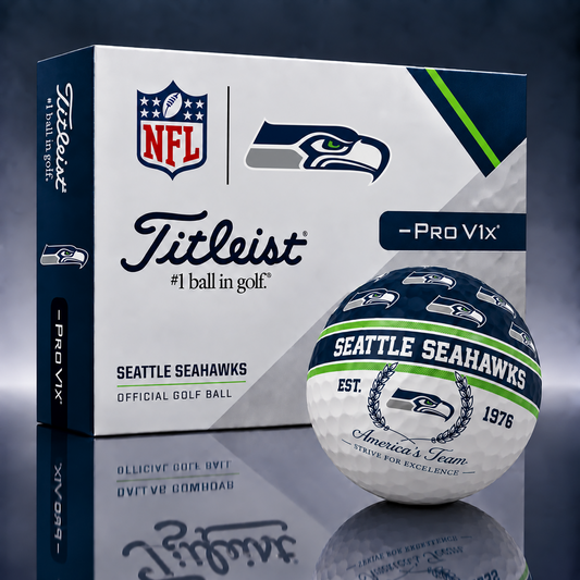 Titleist X Premium NFL SEA PERSONALIZED GOLF BALL LIMITED EDITION  V5