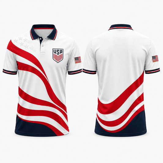 USA Premium WC26 Polo Shirt 0805 V2 DatND DVT