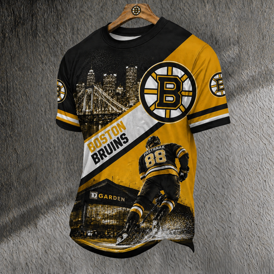 Unisex BOS x NHL Inspired Trendy T-shirt DATND TANTD 140526