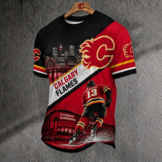 Unisex CAL x NHL Inspired Trendy T-shirt DATND TANTD 140526