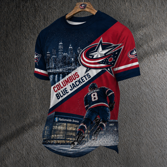 Unisex CBJ x NHL Inspired Trendy T-shirt DATND TANTD 140526
