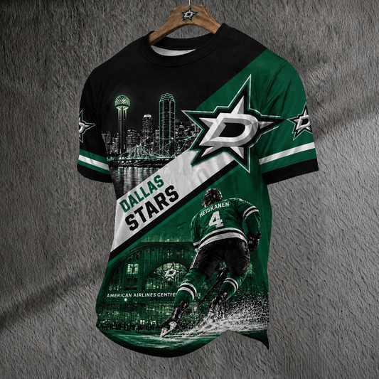 Unisex DAL x NHL Inspired Trendy T-shirt DATND TANTD 140526