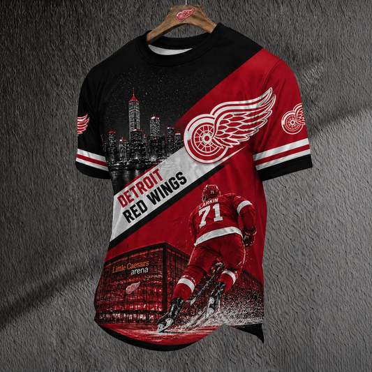 Unisex DET x NHL Inspired Trendy T-shirt DATND TANTD 140526