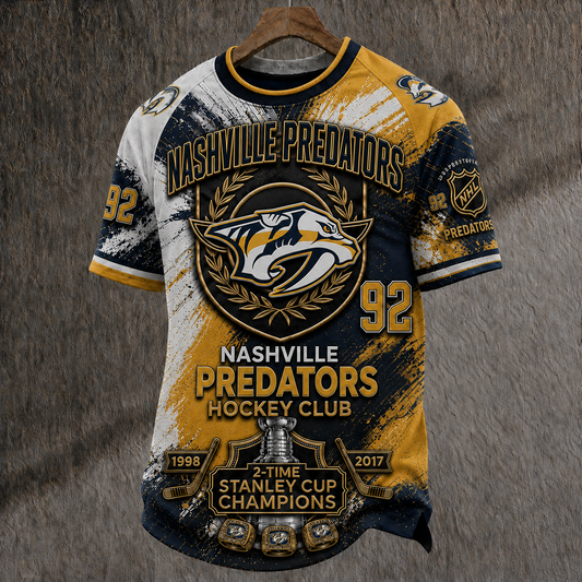 Unisex NSH x NHL Inspired Trendy T-shirt DATND TANTD 150525