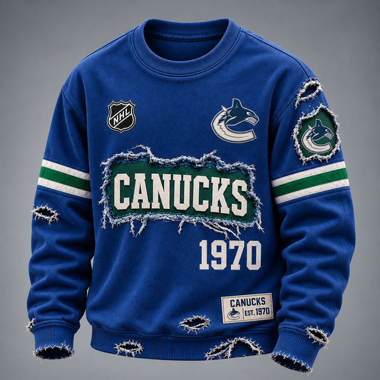 VAN x NHL Distressed Premium Sweatshirt
