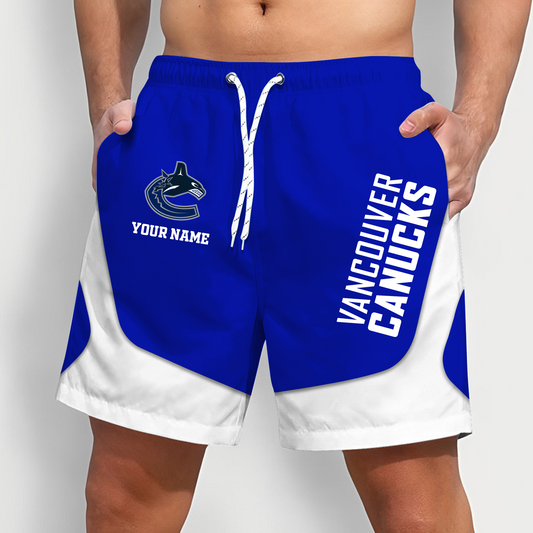 VAN x NHL Team Special Short Pants For Men Custom Name Gifts DATND TANTD 090426
