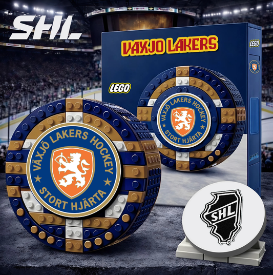 VAX x SHL Hockey 3D Puck Building Block Set Limited Editions NDT VHM 130426