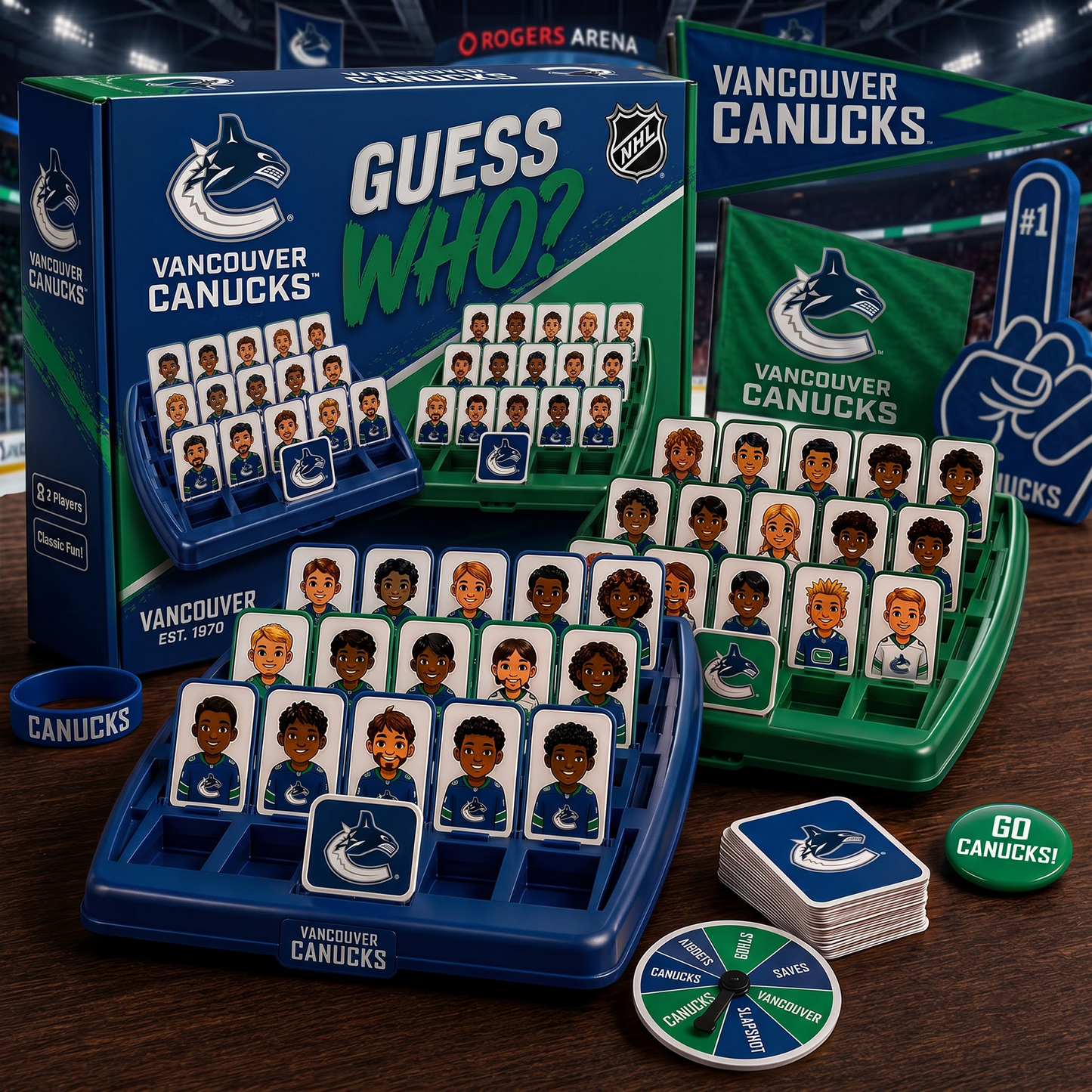 VC_NHL ELITE FAN GUESS WHO BOARD GAME – COLLECTOR EDITION