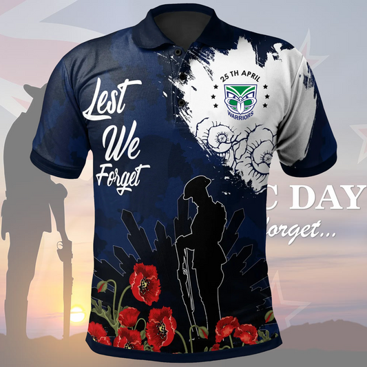 WAR x Anzac Day Polo Shirt DATND TANTD