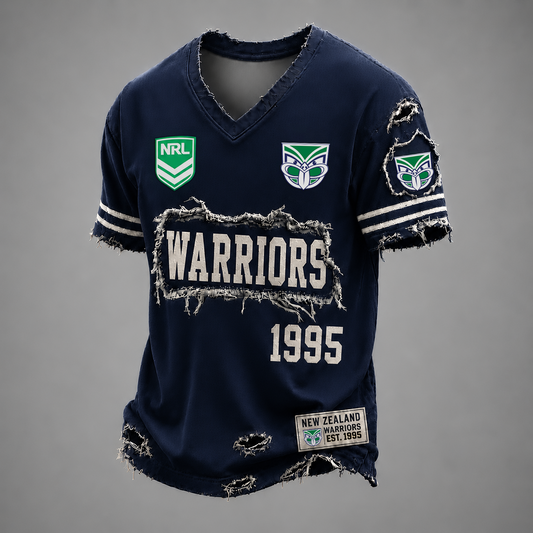 WAR x NRL LUXURY V-Neck T-Shirt 0306 DatND DVT