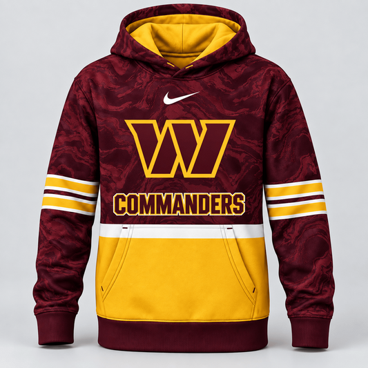 WAS Premium NFL Camo Colorblock Pullover Hoodie