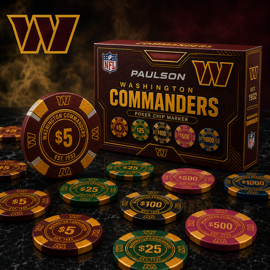 WAS X NFL Personalized Premium Poker Chip Gift
