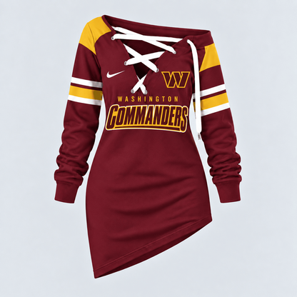 WAS x NFL Game Day Spirit Lace-Up Sweatshirt