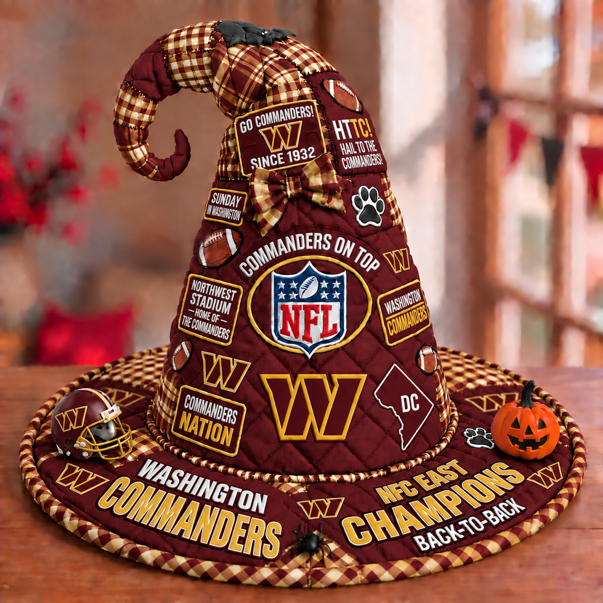 WAS x NFL Quilted Witch Hat
