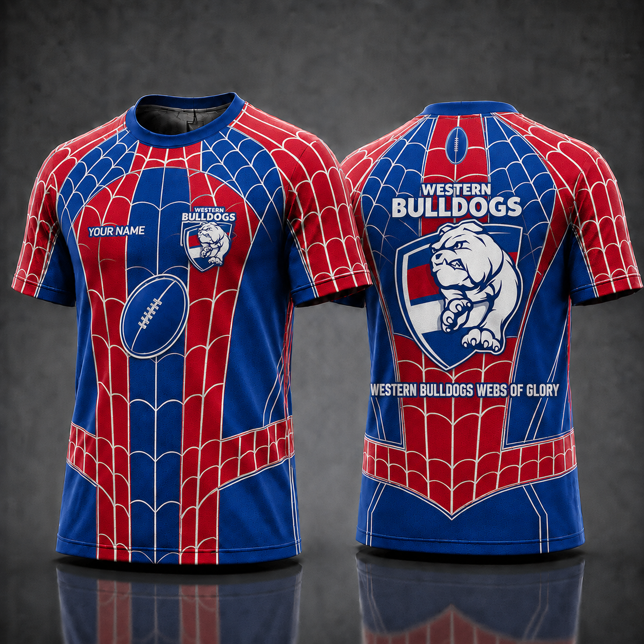 WB AFL x Spider Personalized T-Shirt – Premium Limited Edition Gift for Football Fans