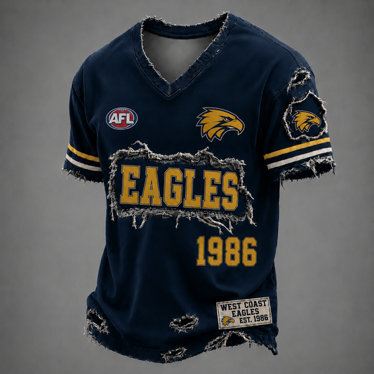 WCE x AFL LUXURY V-Neck T-Shirt