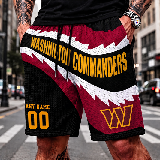 WC_NFL SHORT PANTS CUSTOM NAME & NUMBER FOR FAN