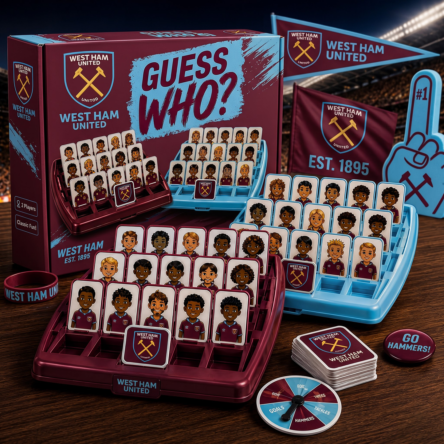 WES X EPL ELITE FAN GUESS WHO BOARD GAME – COLLECTOR EDITION
