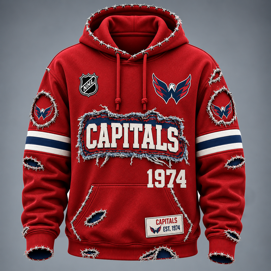 WSH x NHL Distressed Premium Hoodie