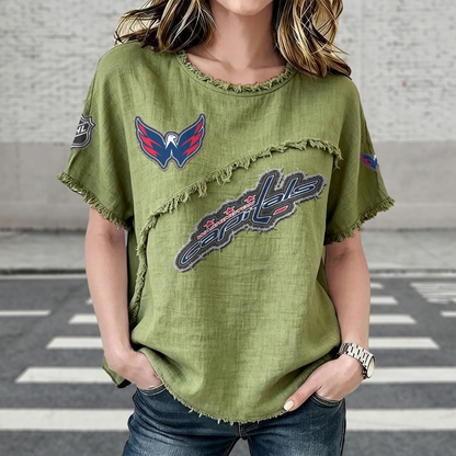 WSH x NHL Women’???s Vintage O-Neck 2905 DatND DVT