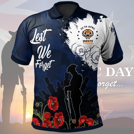 WST x Anzac Day Polo Shirt DATND TANTD