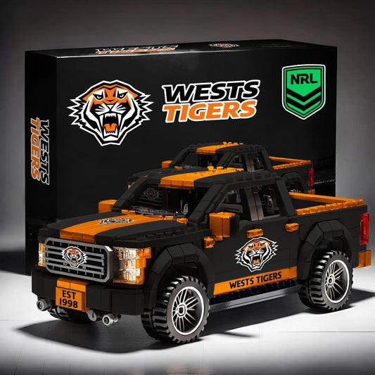 WT x NRL 3D Racing Truck Model Building Block Set 2411 V1 NDT NHM