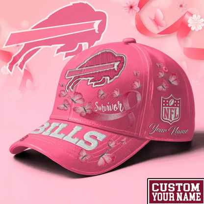 PREMIUM NFL X BUF EXCLUSIVE  BREAST CANCER SURVIOR CAP