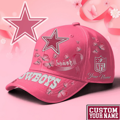 PREMIUM NFL X DAL  EXCLUSIVE  BREAST CANCER SURVIOR CAP