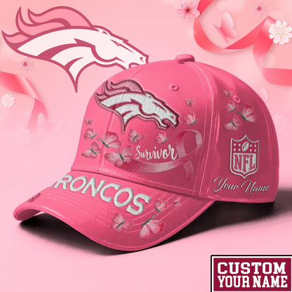 PREMIUM NFL X DEN EXCLUSIVE  BREAST CANCER SURVIOR CAP