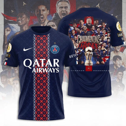 PSG Champions De France 2026 3D Shirt -DatND DVT 3105